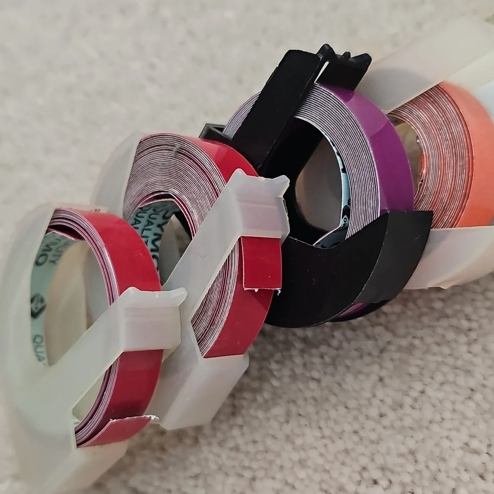 Vintage Label Maker with Assorted Tape Colors